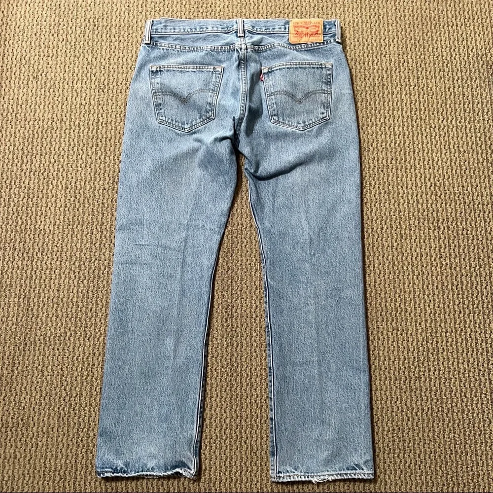 Levi's 501 Original Fit  Jeans Medium‎ Wash Button Fly
